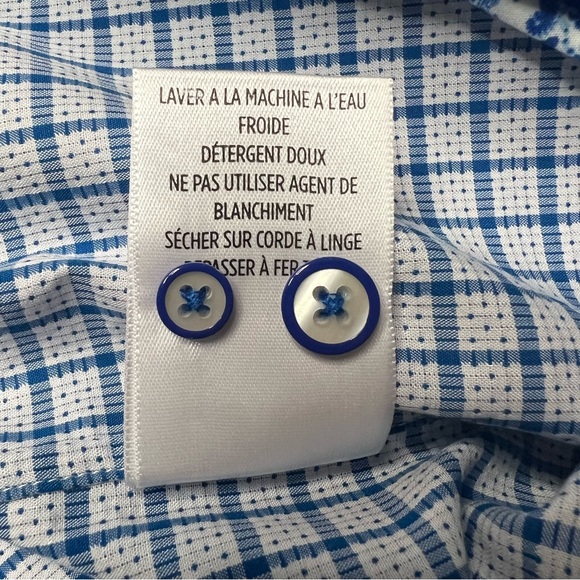 NWT Robert Graham Sansom Long Sleeve Tailored Fit Dress Shirt - Picture 9 of 11